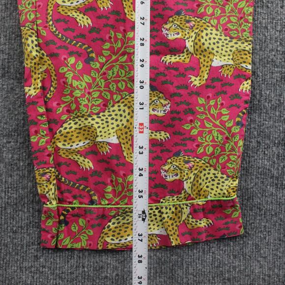 Printfresh Pink and Green Leopard Pajama Set - Picture 16 of 16